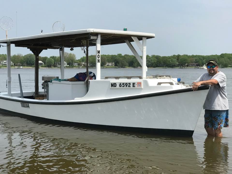 Local crabbing boat on the Chesapeake