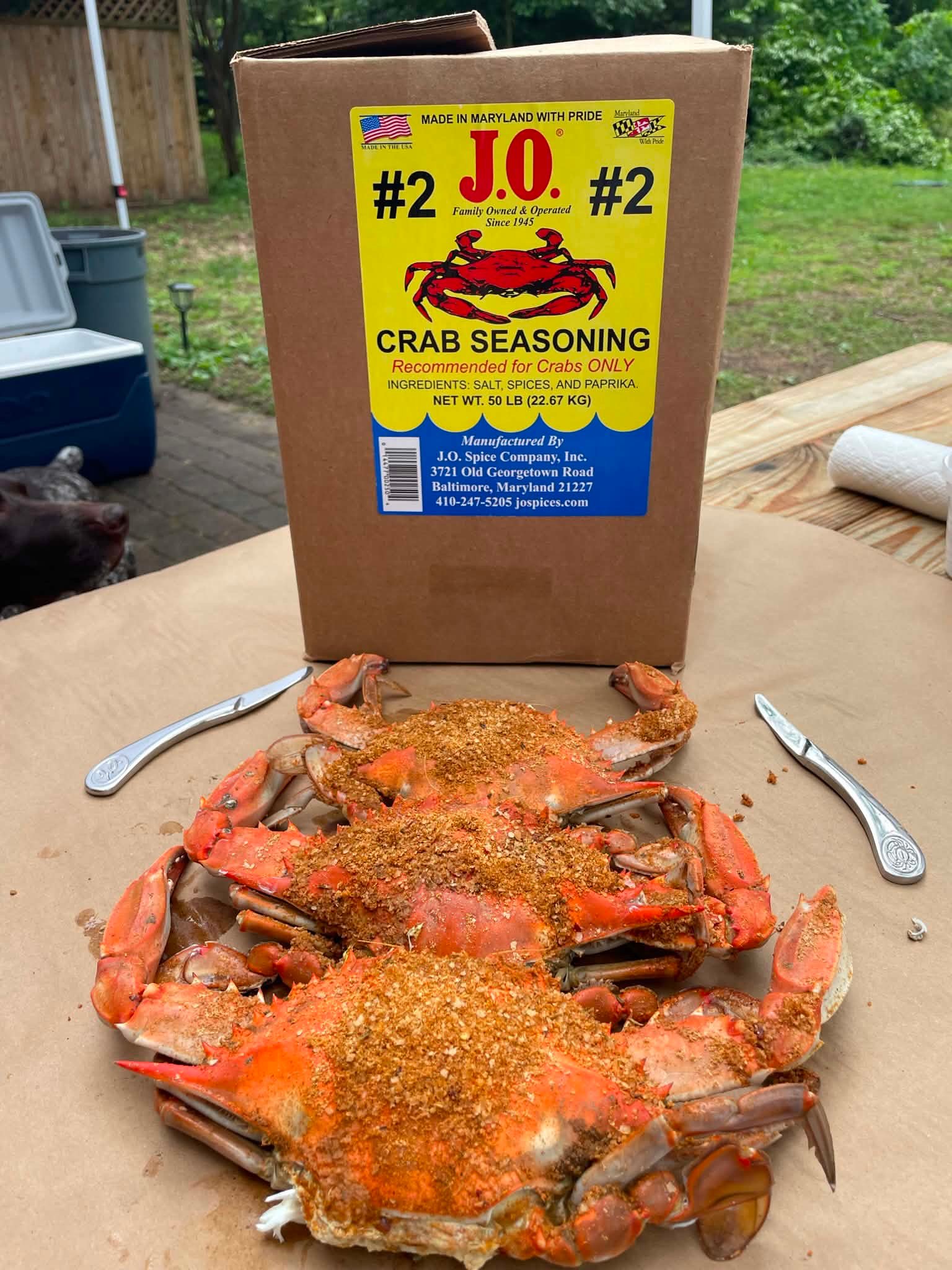 J.O. Crab Spice used for steaming
